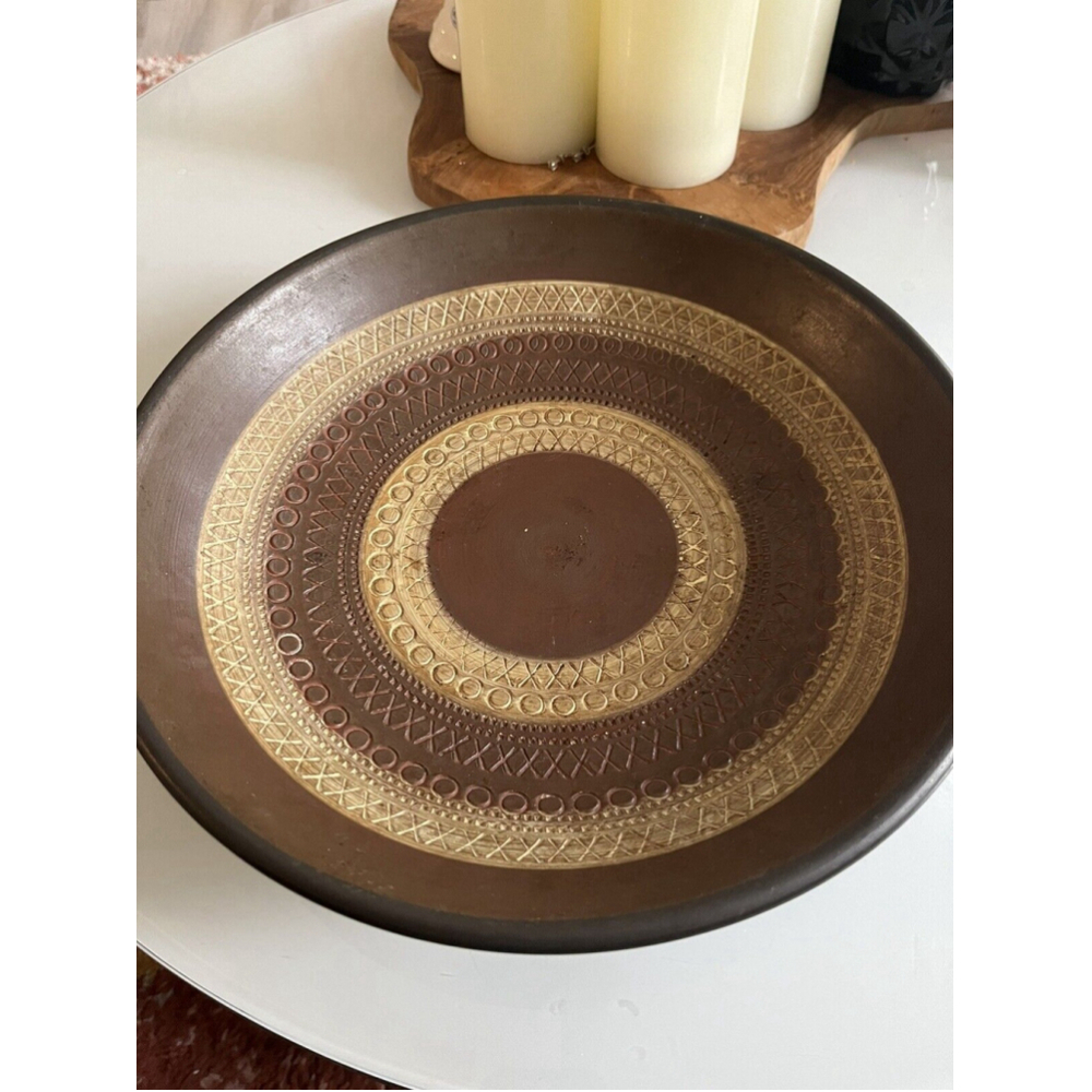 Vintage 1970's Scheurich Keramik 226-31 West German Large Ceramic Serving Bowl